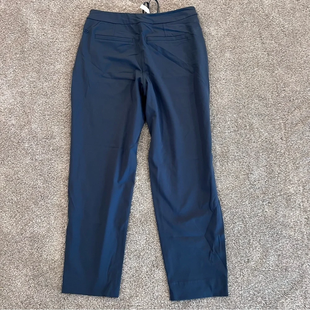 Lululemon Tapered Leg Mid Rise Pants 7/8 Length Blue Women’s Size Small W5GITS,